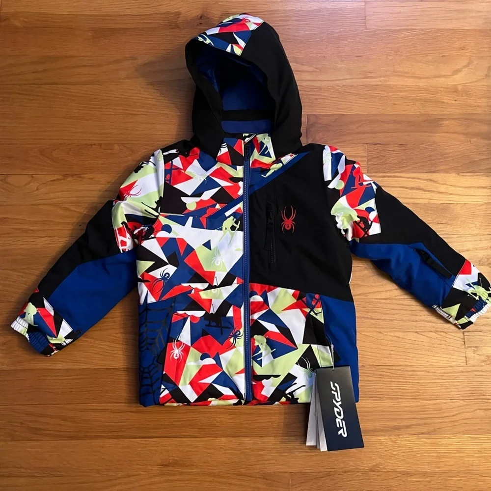 NWT Kids 4 Spyder winter ski Challenger Jacket snow jacket